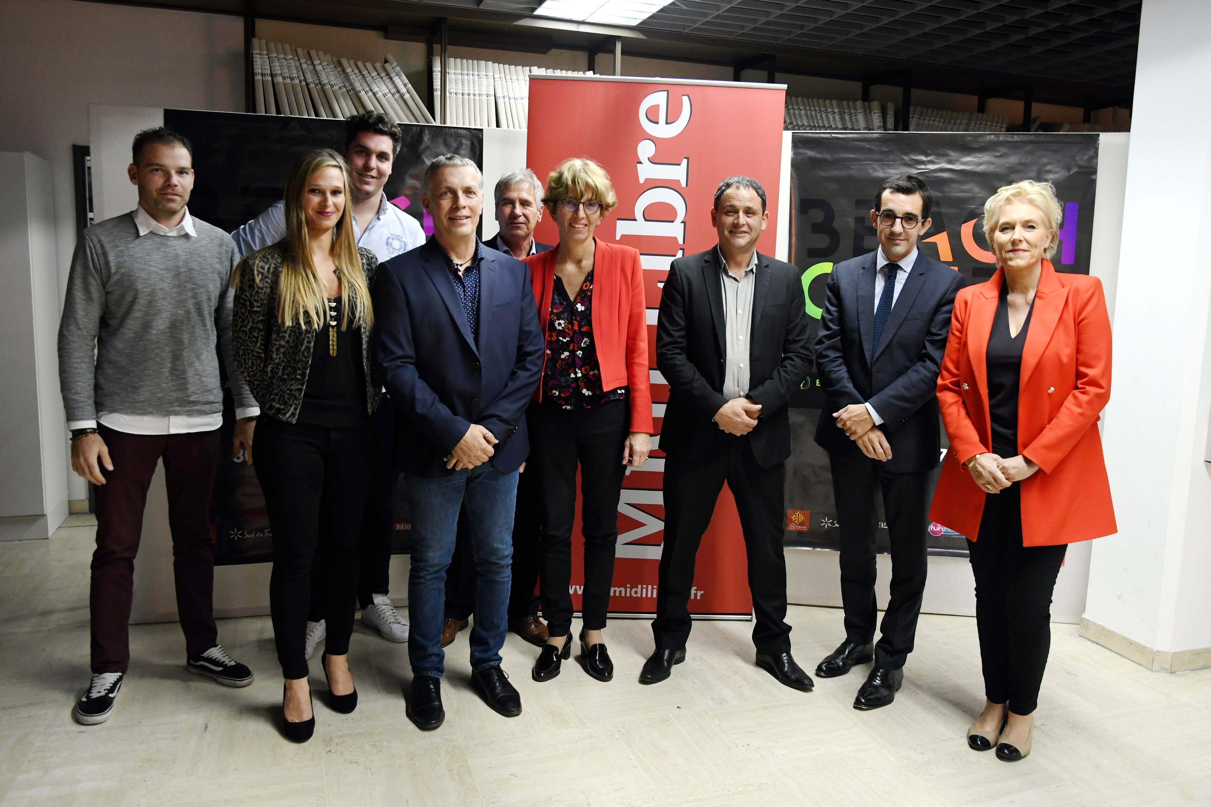 Les organisateurs des Beach Games ont soutenu la Ligue. La remise du chèque a eu lieu en décembre à Midi Libre