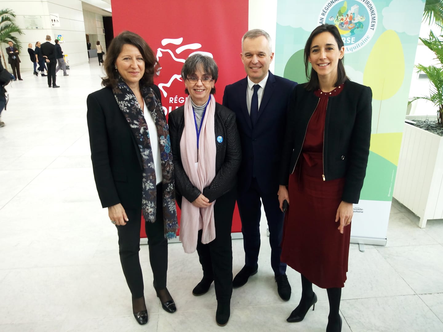 Patricia Nowak a rencontré, récemment, trois ministres en déplacement à Bordeaux.